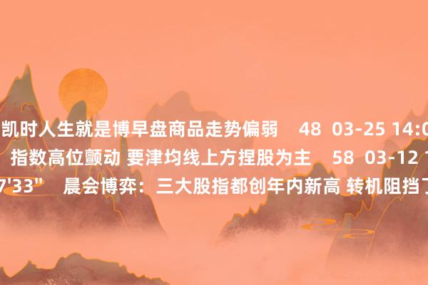 尊龙凯时人生就是博早盘商品走势偏弱    48  03-25 14:06     07'43''    应雁芳：指数高位颤动 要津均线上方捏股为主    58  03-12 11:50     07'33''    晨会博弈：三大股指都创年内新高 转机阻挡了？    51  03-12 11:49     185'00''    	2024年3月11日《阛阓零距离》下昼    27  03-12 10:17     180'00''    2024年3月11日《阛阓零距离》上昼    89  03-12 10:15     一财最热    点击关闭-尊龙凯时人生就是博·(中国)官方网站